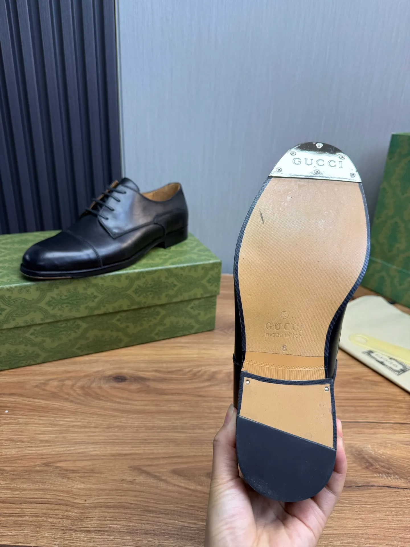 Men's shoes 💰680💰 GUCCI Gucci. Men's business casual leather shoes, all made of imported original brand leather, just to create a more comfortable wearing experience. Upper: original cowhide + imported cowhide lining, original non-slip and wear-resistant outsole ✔️36-45 (38.45 non-refundable)